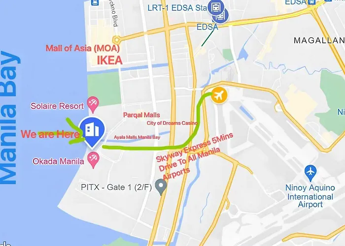 120sqm 3bedrooms Luxurious European Style Penthouse Modern Cross Okada Solaire Moa Airport Manila